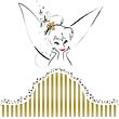Disney Fairies Tinkerbell Headboard Giant Wall Decal